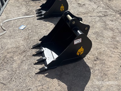 Trojan 50CL 24 in Digging Cazo para excavadora - Fits 45 mm Cat 305, 305.5 Komatsu PC45/50/55 Hyundai R55, Hitachi/Deere 50D/G Case, New Holland, Kobelco SK50 Bobcat E50/341/337 (Unused)