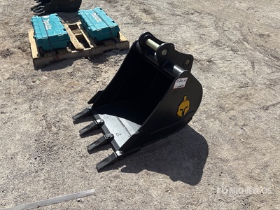 Trojan 50CL 24 in Digging Cazo para excavadora - Fits 45 mm Cat 305, 305.5 Komatsu PC45/50/55 Hyundai R55, Hitachi/Deere 50D/G Case, New Holland, Kobelco SK50 Bobcat E50/341/337 (Unused)