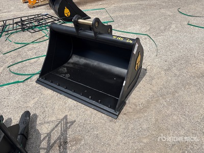 Trojan 80CL 48 in Cleanup Excavator Bucket - Fits 50 mm Cat 307/308, Komatsu PC78/88 Deere/Hitachi 75/85 Case, New Holland, Kobelco SK80 Bobcat E80