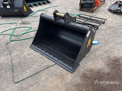 Trojan 80CL 48 in Cleanup Excavator Bucket - Fits 50 mm Cat 307/308, Komatsu PC78/88 Deere/Hitachi 75/85 Case, New Holland, Kobelco SK80 Bobcat E80