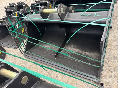 Trojan 120CL 72 in Cleanup Cazo para excavadora - Fits 80 mm Cat 320 321 323 Hyundai R210 Komatsu PC200 220 Deere 160 200 225 Case 210 225 Doosan DX225 Kobelco SK210 (Unused)