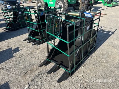 Trojan 120CL 24 in Digging Cazo para excavadora - Fits 65 mm Cat 311/312/313/314 Kobelco 140 Deere/Hitachi ZX120/135 Case 130/135, Doosan DX140 (Unused)