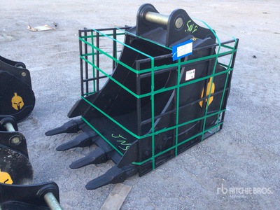 Trojan 200CL 36 in Digging Cazo para excavadora - Fits 80 mm Cat 320/321/323, Hyundai R210 Komatsu PC200/220, Deere 160/200/225 Kobelco SK210, Case 210/225, Doosan DX225 (Unused)