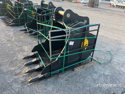Trojan 200CL 36 in Digging Cazo para excavadora - Fits 80 mm Cat 320/321/323, Hyundai R210 Komatsu PC200/220, Deere 160/200/225 Kobelco SK210, Case 210/225, Doosan DX225 (Unused)
