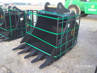 Trojan 200CL 42 in Digging Cazo para excavadora - Fits 80 mm Cat 320/321/323, Hyundai R210 Komatsu PC200/220, Deere 160/200/225 Kobelco SK210, Case 210/225, Doosan DX225 (Unused)