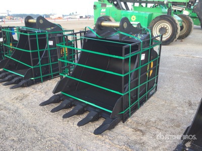 Trojan 200CL 42 in Digging Cazo para excavadora - Fits 80 mm Cat 320/321/323, Hyundai R210 Komatsu PC200/220, Deere 160/200/225 Kobelco SK210, Case 210/225, Doosan DX225 (Unused)
