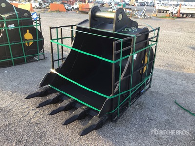 Trojan 200CL 42 in Digging Cazo para excavadora - Fits 80 mm Cat 320/321/323, Hyundai R210 Komatsu PC200/220, Deere 160/200/225 Kobelco SK210, Case 210/225, Doosan DX225 (Unused)