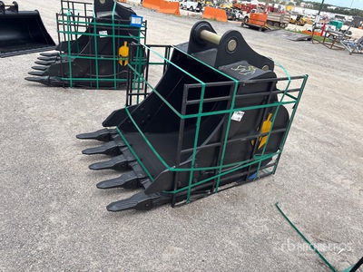 Trojan 200CL 42 in Digging Excavator Bucket - Fits 80 mm Cat 320/321/323, Hyundai R210 Komatsu PC200/220, Deere 160/200/225 Kobelco SK210, Case 210/225, Doosan DX225