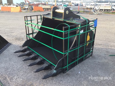 Trojan 200CL 54 in Digging Cazo para excavadora - Fits 80 mm Cat 320/321/323, Hyundai R210 Komatsu PC200/220, Deere 160/200/225 Kobelco SK210, Case 210/225, Doosan DX225 (Unused)