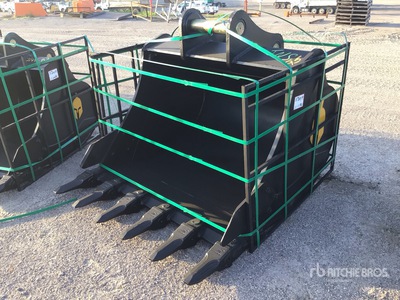 Trojan 200CL 54 in Digging Cazo para excavadora - Fits 80 mm Cat 320/321/323, Hyundai R210 Komatsu PC200/220, Deere 160/200/225 Kobelco SK210, Case 210/225, Doosan DX225 (Unused)