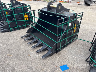 Trojan 200CL 54 in Digging Excavator Bucket - Fits 80 mm Cat 320/321/323, Hyundai R210 Komatsu PC200/220, Deere 160/200/225 Kobelco SK210, Case 210/225, Doosan DX225