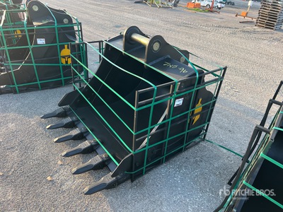 Trojan 200CL 54 in Digging Cazo para excavadora - Fits 80 mm Cat 320/321/323, Hyundai R210 Komatsu PC200/220, Deere 160/200/225 Kobelco SK210, Case 210/225, Doosan DX225 (Unused)