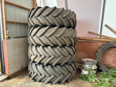 Quantity of (4) Michelin 620/70R38 Tires - Fits Case IH 4440 Sprayer