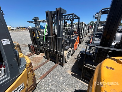 2017 Doosan G25E-5 4600 lb Cushion Tire Forklift