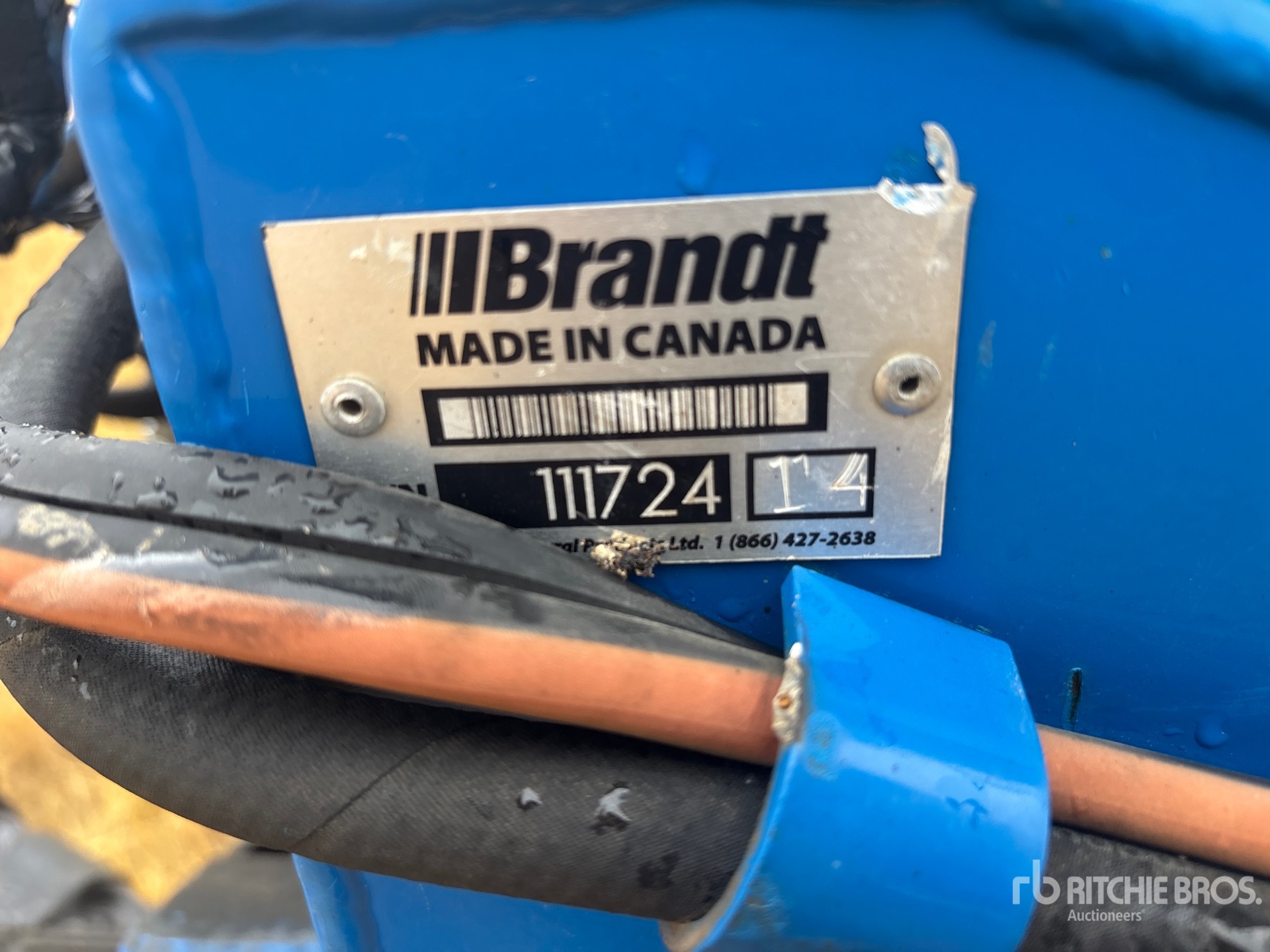 2014 Brandt 1070 10 in x 70 ft Swing Grain Auger