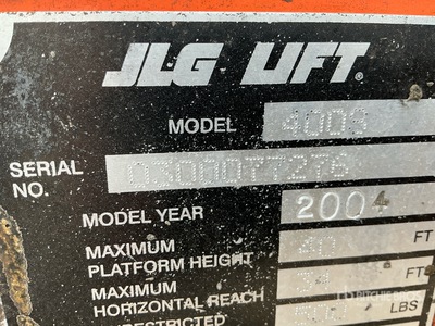 2004 JLG 400S Telescopische hoogwerker