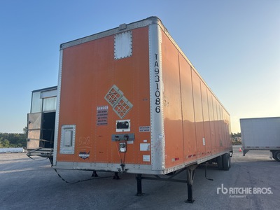 2002 Wabash DVCVHPC 53 ft x 102 in T/A Remorque fourgon (Inoperable)