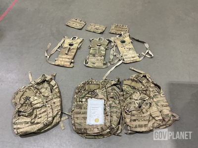 (69) Hydration Carriers, (18) M4 Three Mag Pouches & Assorted Items