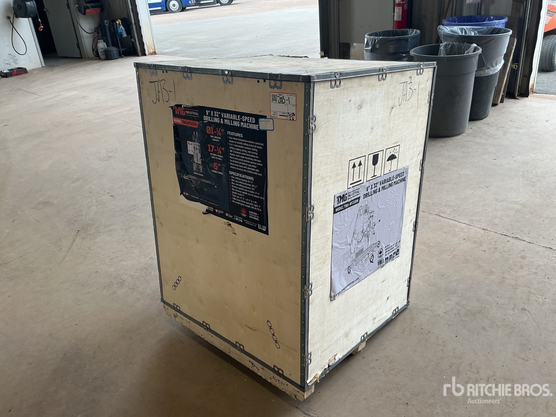 TMG MT32DM 9 in x 32 in Milling Machine