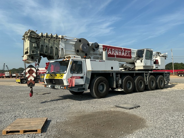 2001 Grove GMK5210 210 ton 10x8x10 All Terrain Crane 2001 Grove GMK5210 210 ton 10x8x10 All Terrain Crane