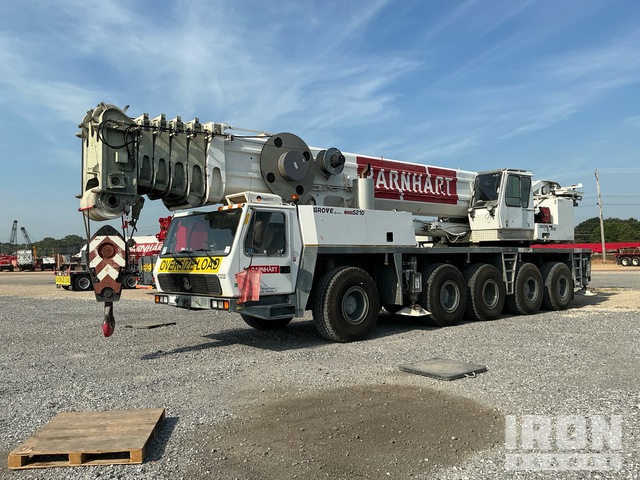 2001 Grove GMK5210 210 ton 10x8x10 210 Ton All Terrain Crane
