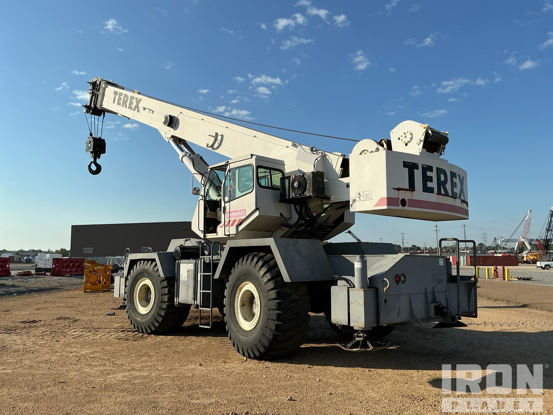 白樺風ビンテージホワイト　title「勇」 2001 Terex RT175 75 ton 4x4x4 Rough Terrain Crane in Memphis