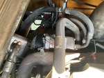 Engine with A/C Compressor