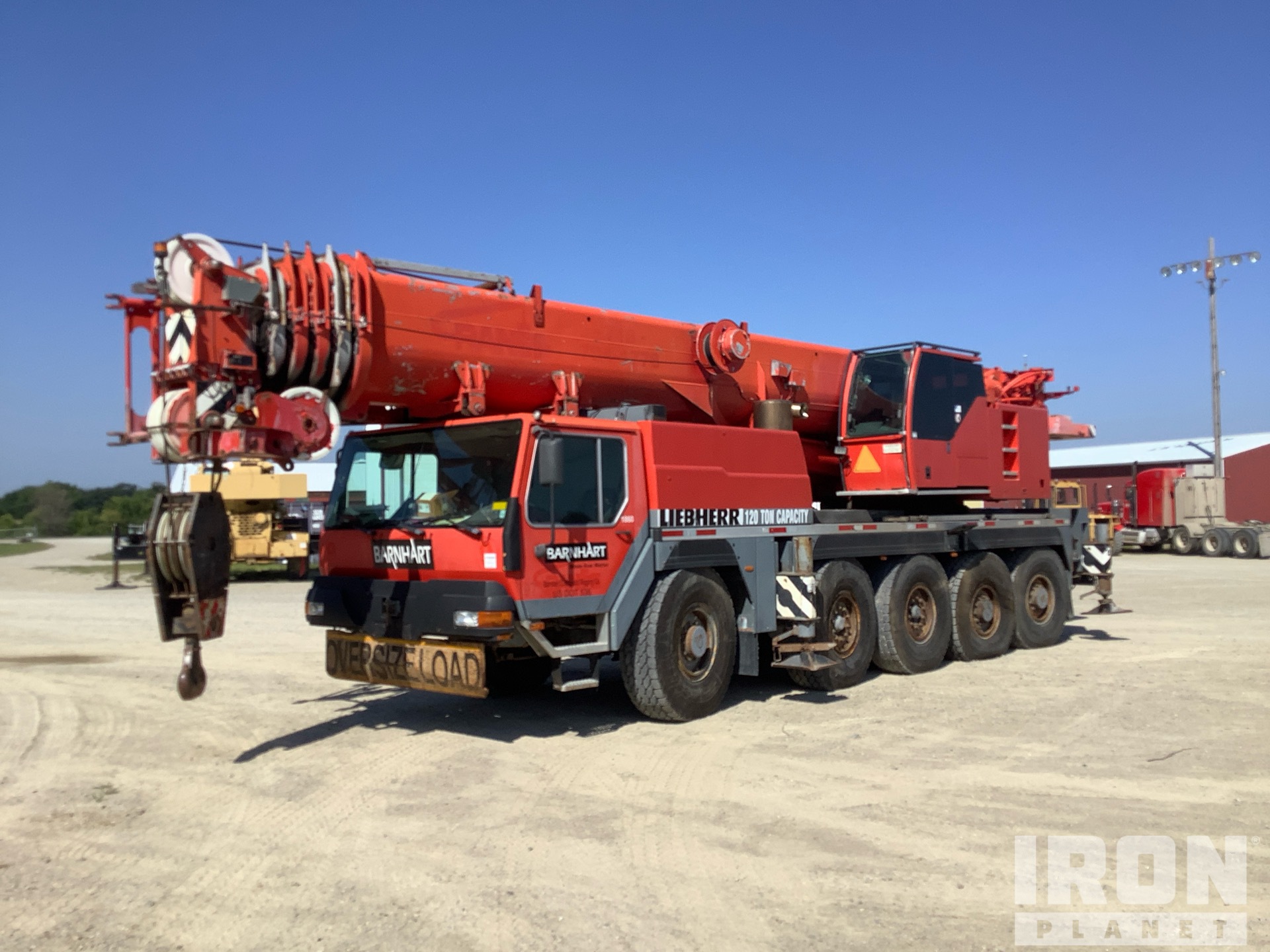 2001 Liebherr LTM1100-2 120 ton 10x6x8 120 Ton All Terrain Crane