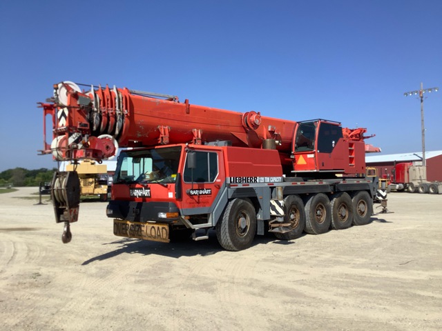 2001 Liebherr LTM1100-2 120 ton 10x6x8 All Terrain Crane 2001 Liebherr LTM1100-2 120 ton 10x6x8 All Terrain Crane