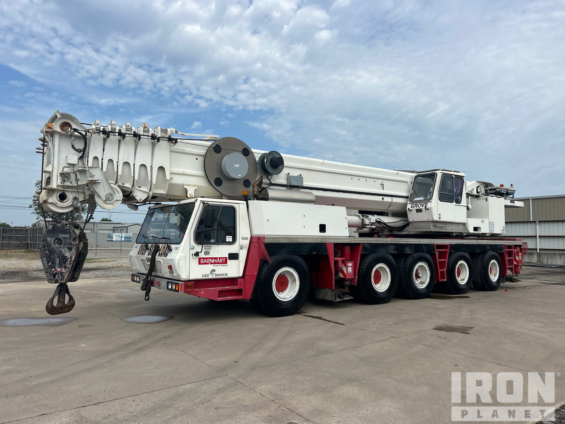 2002 Grove GMK5200 480000 lb 10x8x8 240 Ton Grue tout terrain