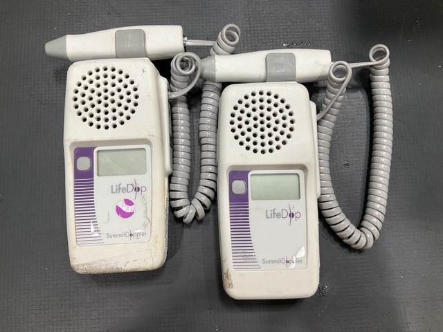 (2) Summit LifeDop Fetal Dopplers (2) Summit LifeDop Fetal Dopplers