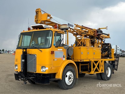 Foremost B57 Mobile on 1984 Volvo White 4x2 Drill Truck