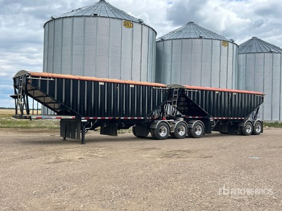 2016 Lode King 28 ft Tri/A Super B-Train Lead Grain Trailer
