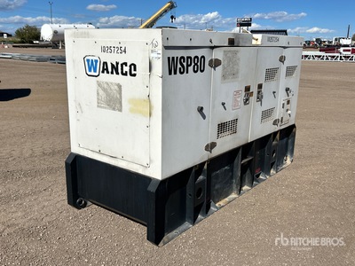 2018 Wanco WSP80 80 kW Skid-Mounted Zestaw prądotwórczy