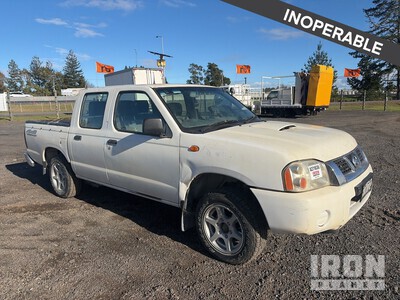 2004 Nissan Navara 4x2 Dual Cab Pickup (Inoperable)