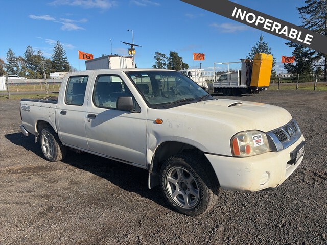 2004 Nissan Navara 4x2 Dual Cab Ute (Inoperable)