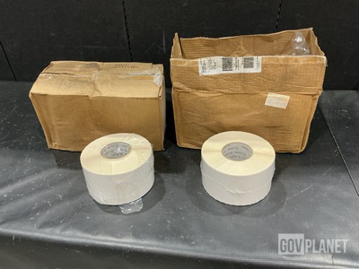 (96) Rolls of Zebra Labels