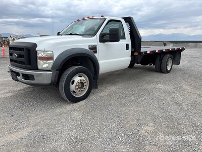 2008 Ford F550XL XL 4x4 Ciężarówka z płaską platformą