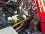 Engine with Air Compressor