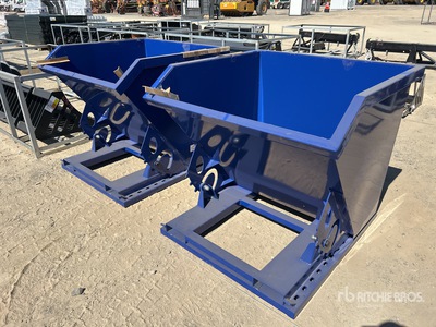 Quantity of (2) 2026 Suihe N-1CY-4 1 cyd Self-Dumping Hopper (Unused)