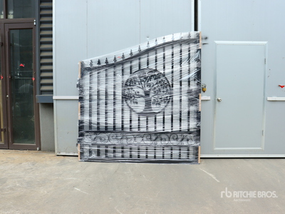 2026 Suihe NG-14T-1 14 ft Wrought Iron Bi-Parting Brama wjazdowa (Unused)