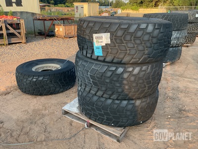 (4) Sand Trail 450/80R20 M.O.V. Tires w/Wheels
