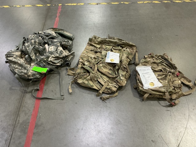 (12) Field Rucksacks, (9) Assault Packs, (11) Field Packs & Assorted Items (12) Field Rucksacks, (9) Assault Packs, (11) Field Packs & Assorted Items
