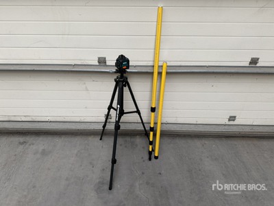 2026 Welgtek LCL016 Laser Avec Trepied (Non Utilise) Laser Level Tripod And 4 m Alum (Unused)