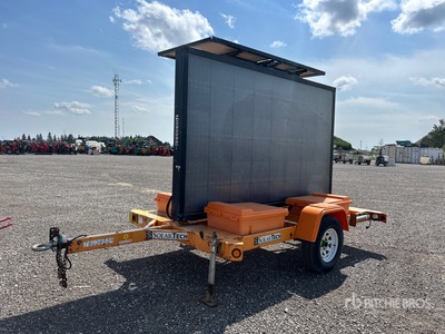 2018 Solar Tech SM-MB-1548 Solar Tableau des messages