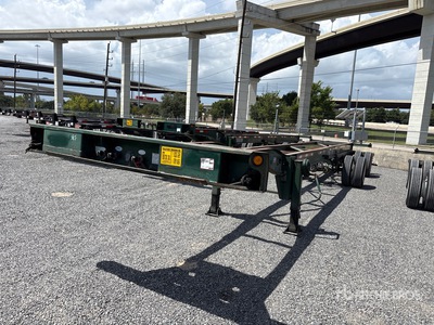 2002 Chassis King 40 ft Spread Axle T/A Container Trailer