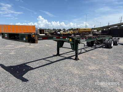 2002 Chassis King 40 ft Spread Axle T/A Container Trailer