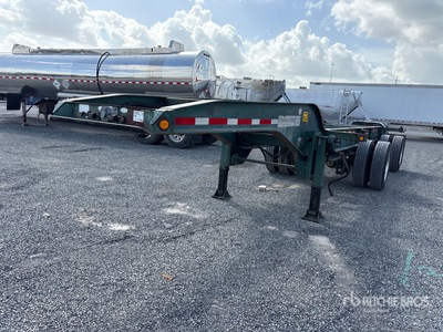 2002 Chassis King 20 ft T/A مقطورة حاويات