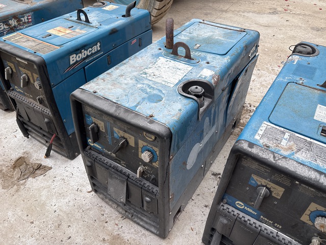 2013 Miller Bobcat 225 Skid-Mounted Multi-Process Engine Driven Welder