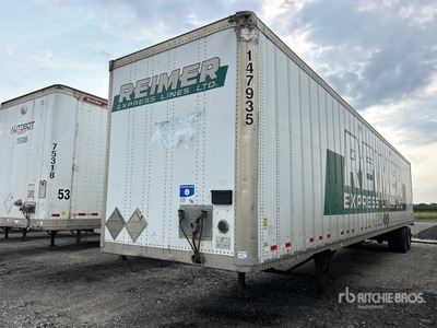 2007 Wabash DVCVHPC 53 ft x 102 in T/A Semi-remorque fourgon